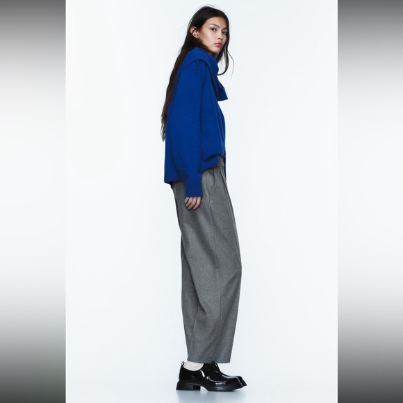 Zara pleated flannel pants - Picture 5 of 10